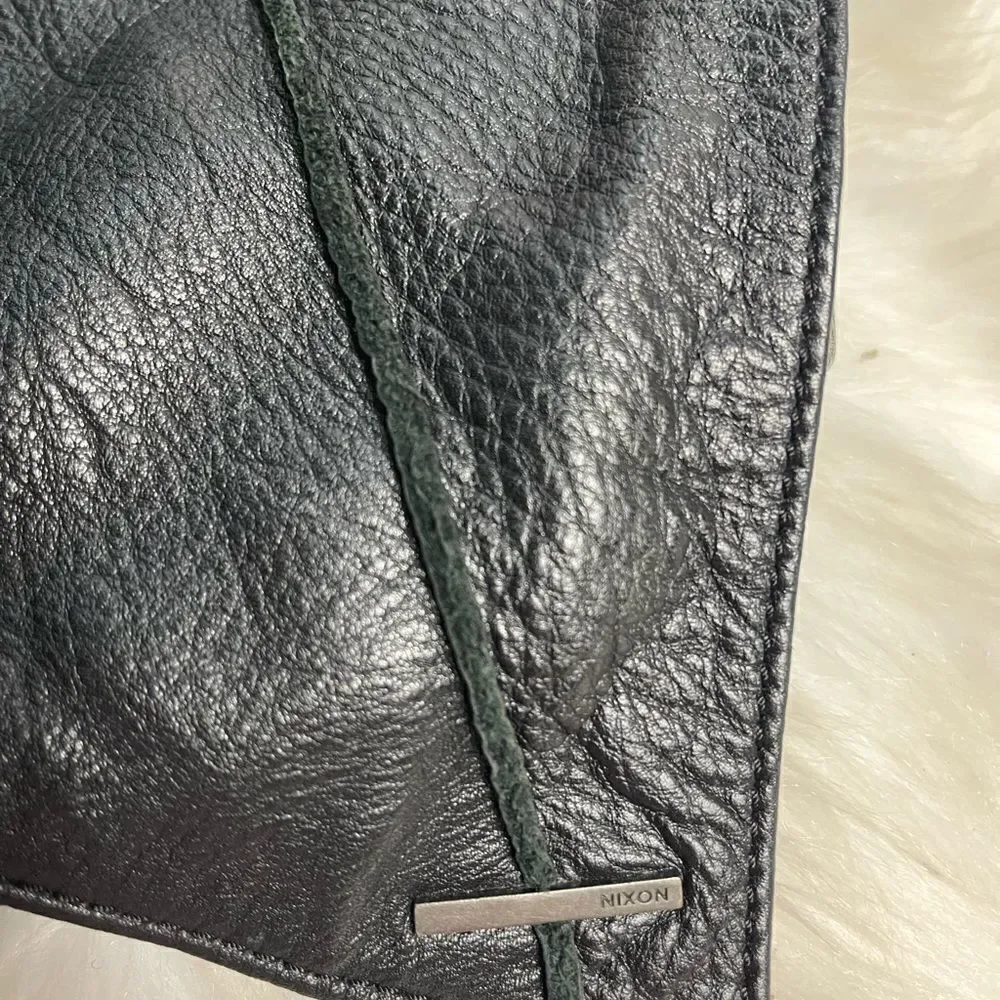 Nixon Soft leather Black Patchwork Hobo shoulder/crossbody medium Bag